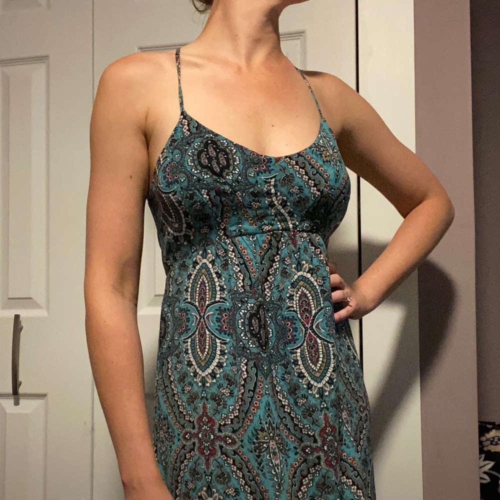 Paisley printed long Maxi